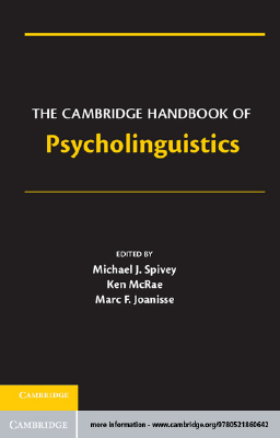 The Cambridge Handbook of Psycholinguistics.pdf